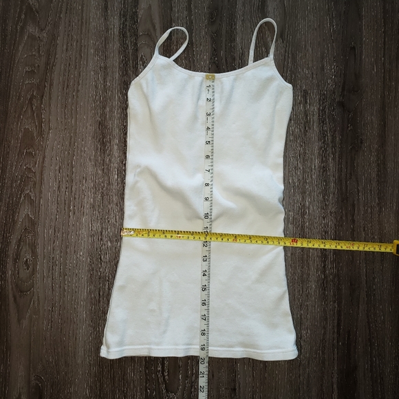 Heartbeat white fitted tank top - Picture 1 of 3
